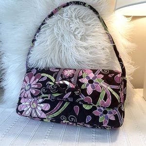 Vera Bradley Purse EUC (Brown, Pinks and Lavender)